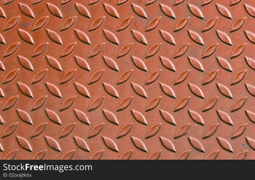 Pattern of Red metal Plate