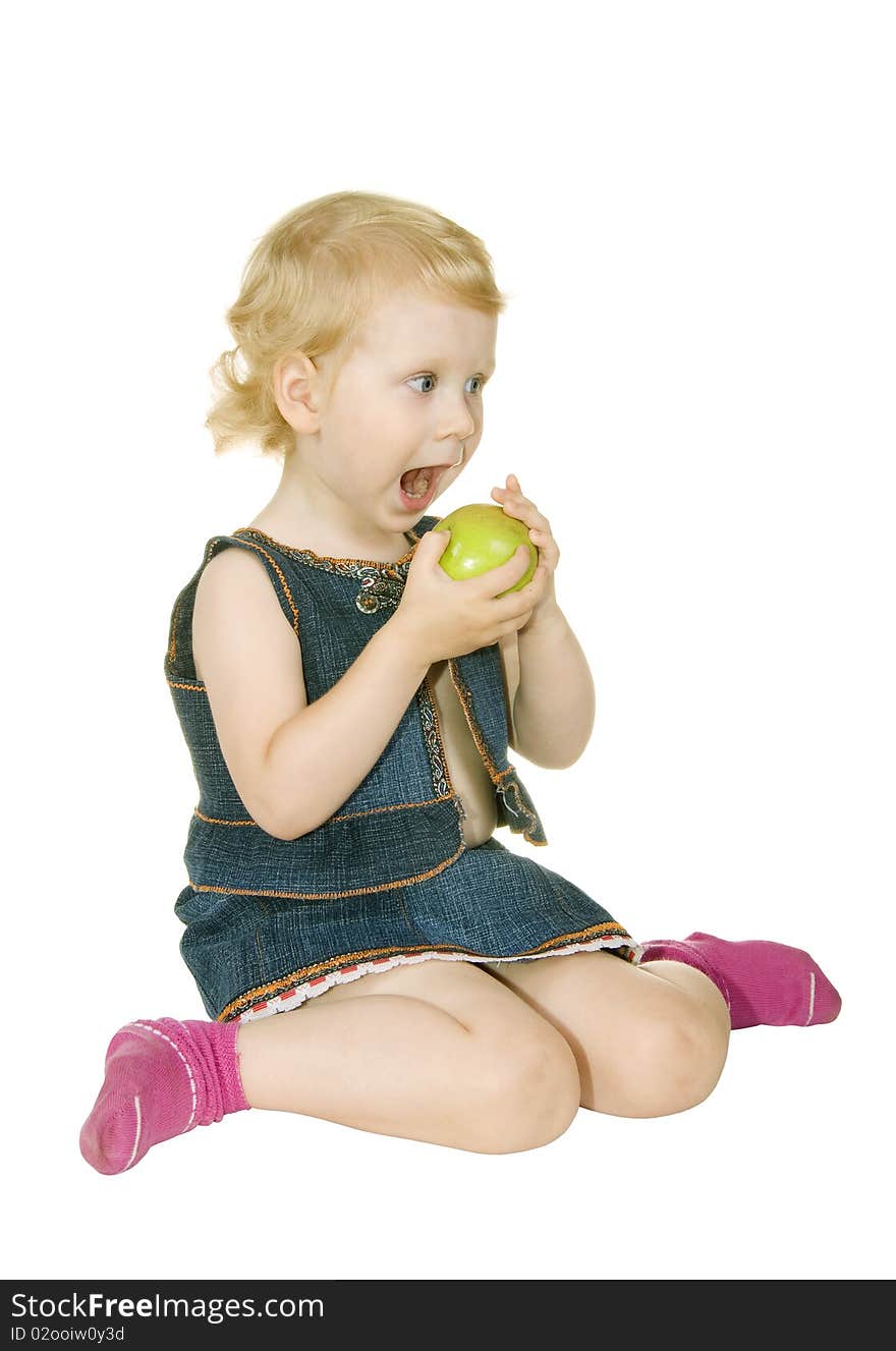 Girl With Apple