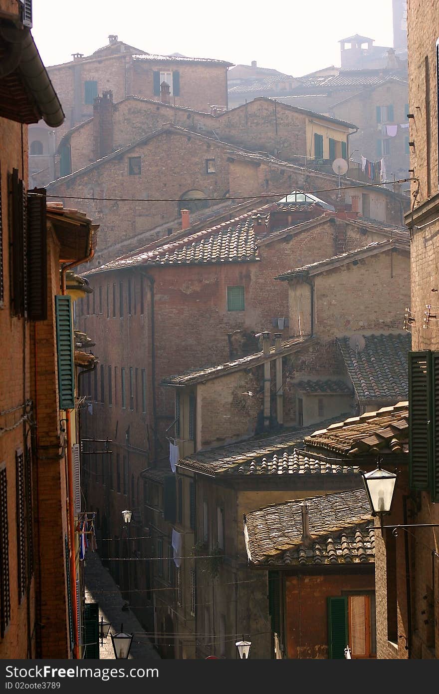 A view of houses in italy