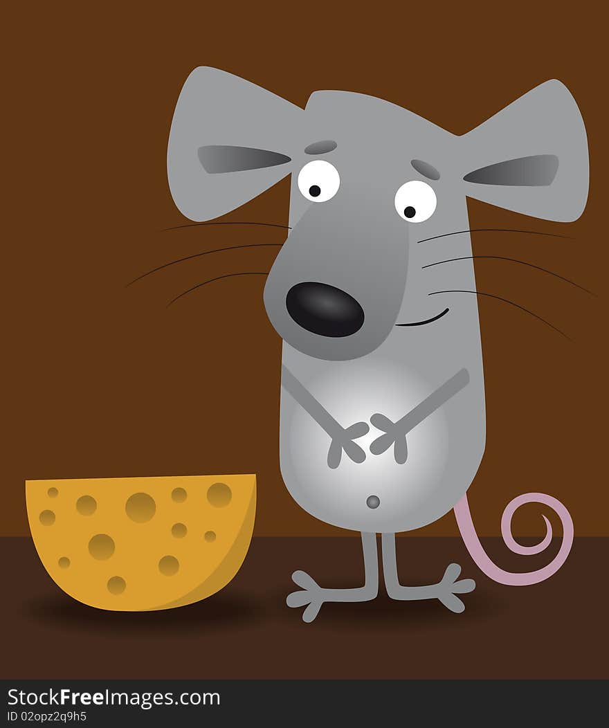 Mouse and cheese