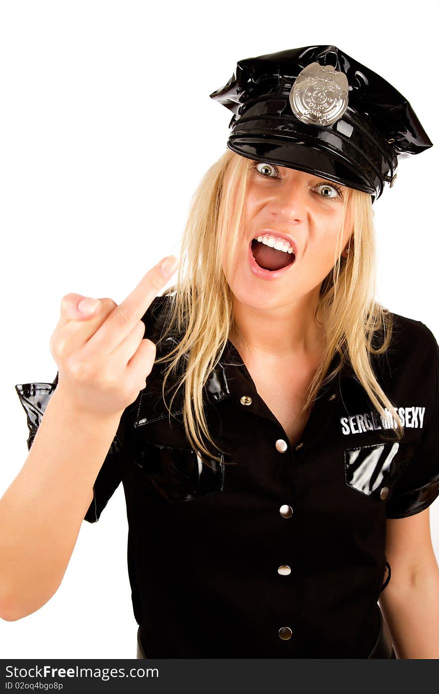 Picture Of Bad Policewoman