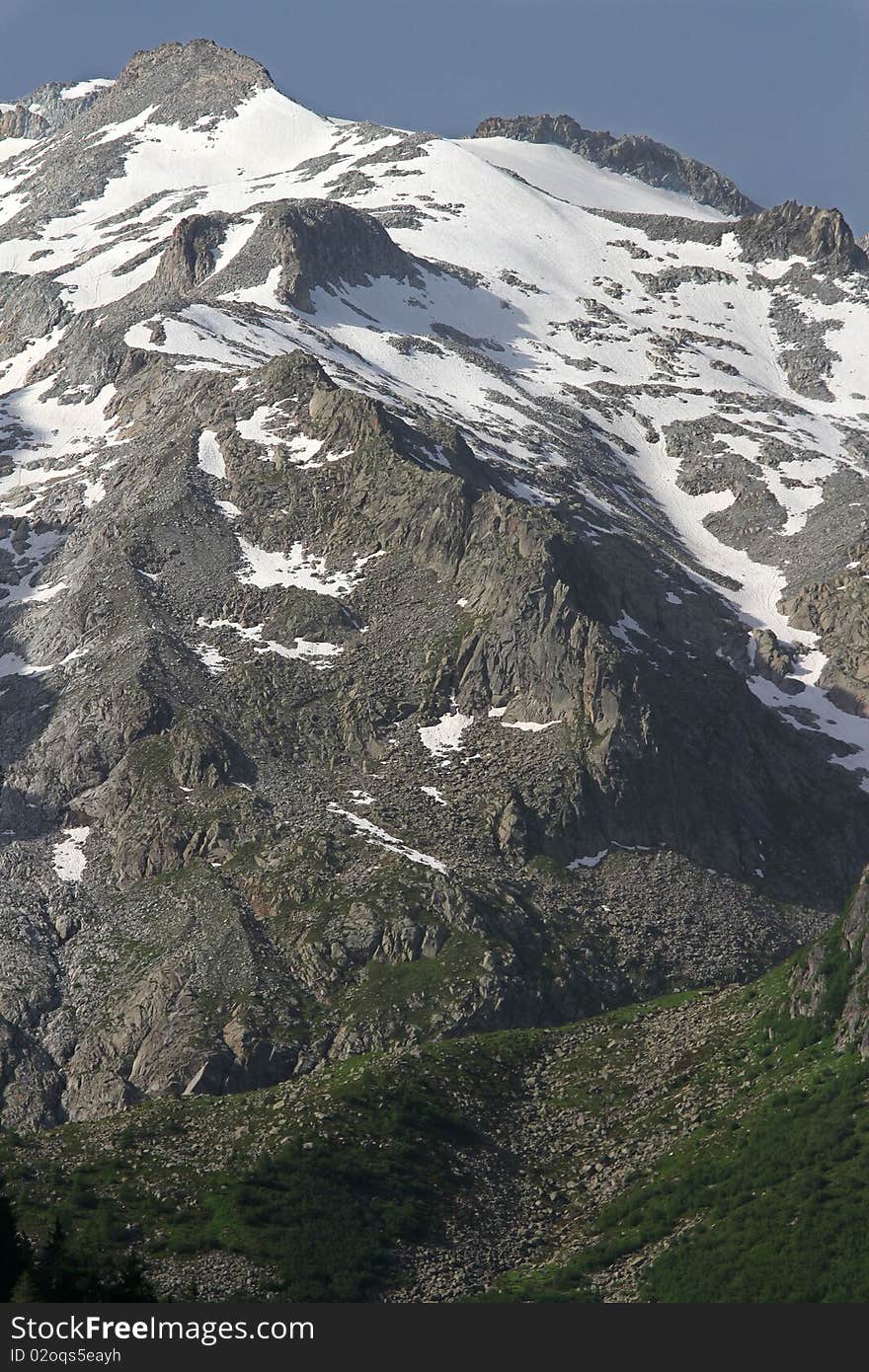 Under the glacier