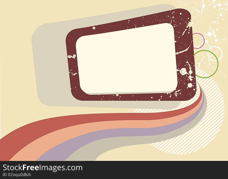 Retro abstract background for text.Vector. Retro abstract background for text.Vector