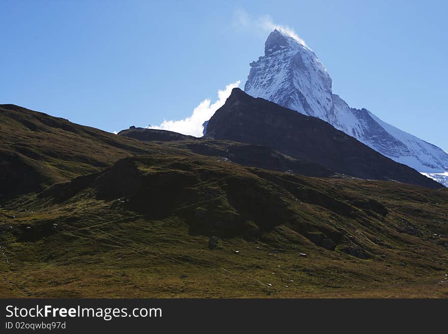 The symbol of the Alps - the Matterhorn.