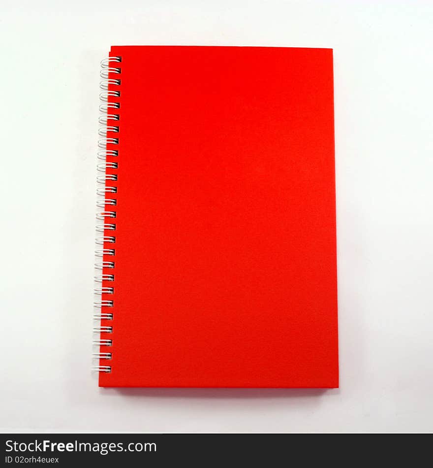 Red cover note book