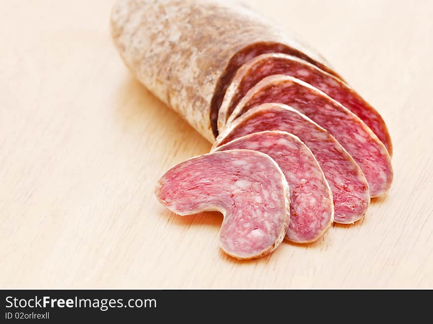 Sausage slices