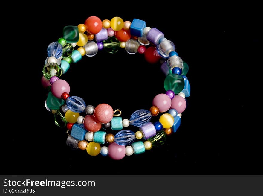 Multi Colored Bead Bracelet