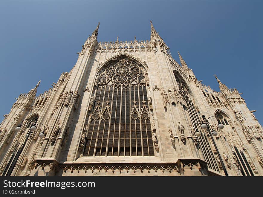 Particularly of the Milan Cathedral