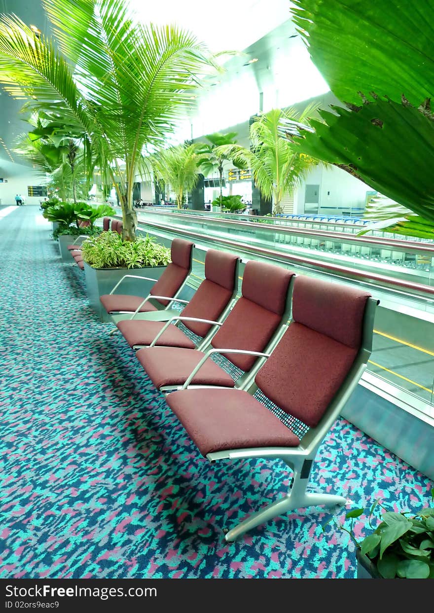 Seating at Changi Airport