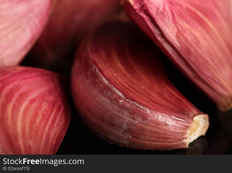 Garlic Cloves Macro