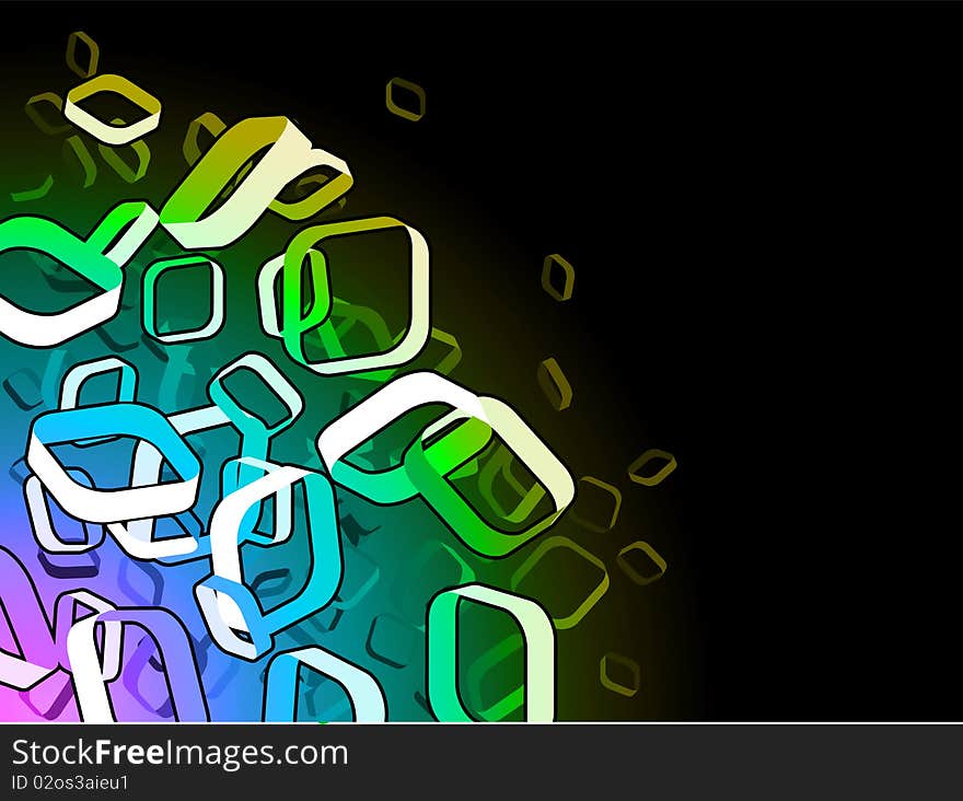 Abstract 3d background for your text. Abstract 3d background for your text