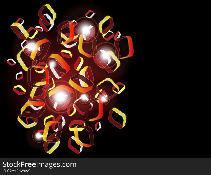 Abstract 3d background for your text. Abstract 3d background for your text