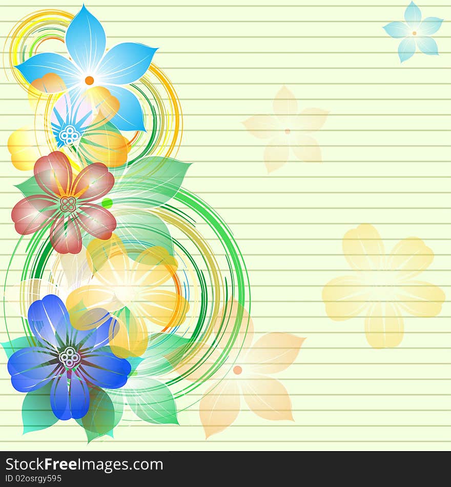 Spring abstract background. Vector illustration. Spring abstract background. Vector illustration