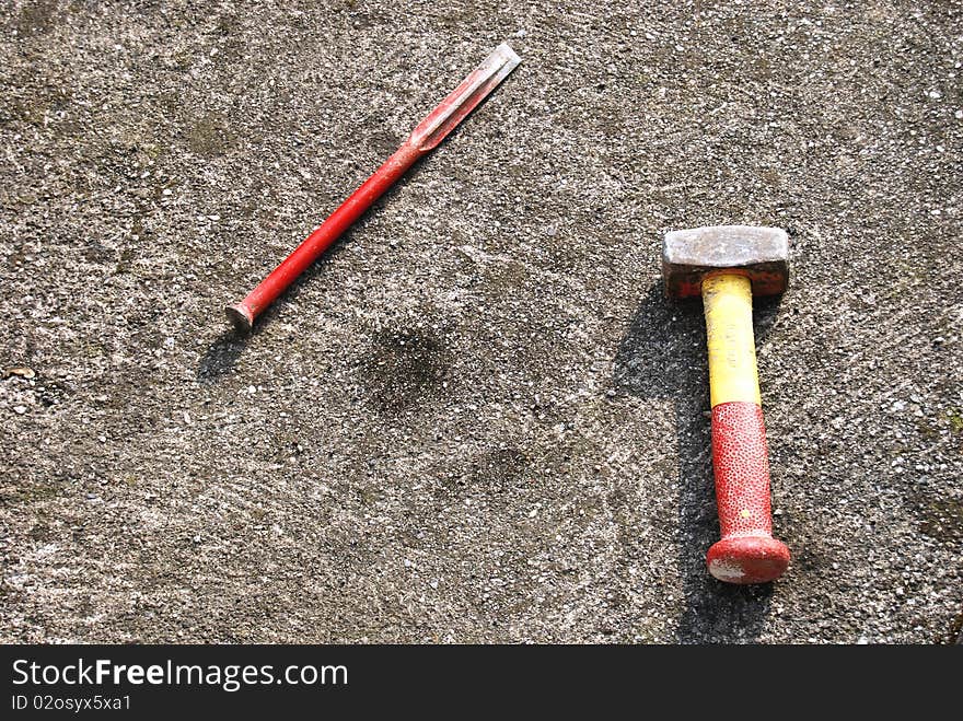 Symbols of the work of a carpenter. Symbols of the work of a carpenter