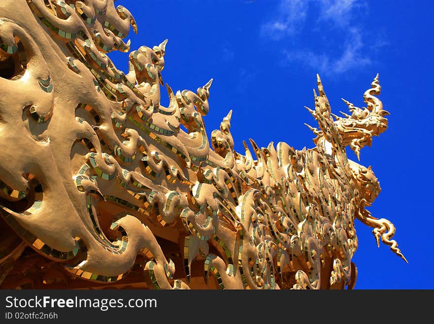 Pinnacle in the temple Thailand