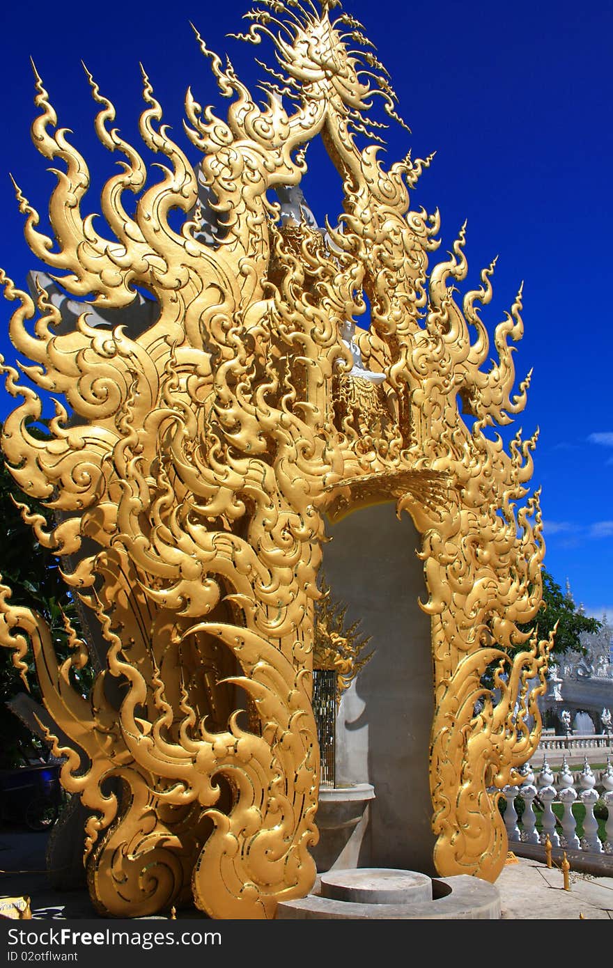 Pinnacle in the temple Thailand