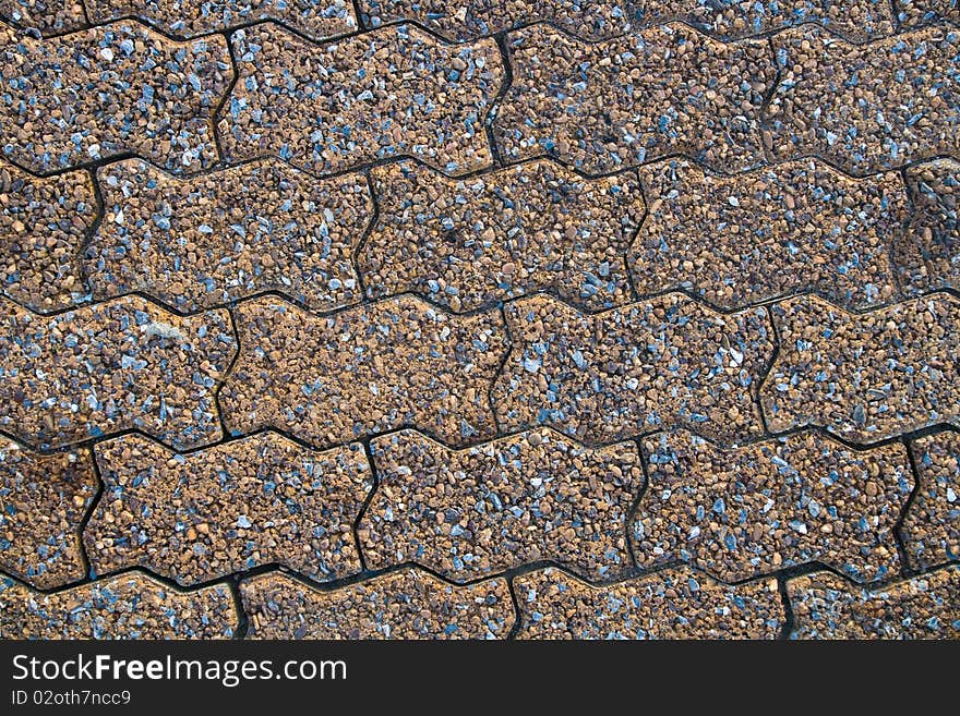 Pattern of Stone pavement, background