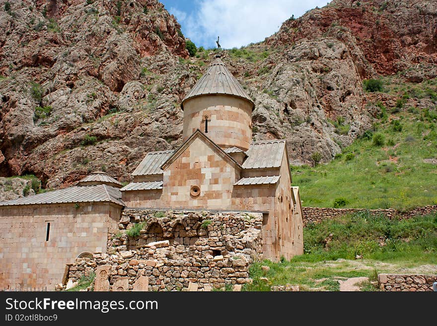 Photo of Noravank Monastery in Armenia.