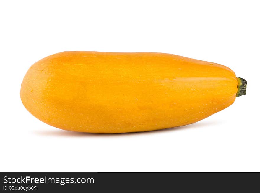 Zucchini isolated on a white background isolated on a white background. Zucchini isolated on a white background isolated on a white background