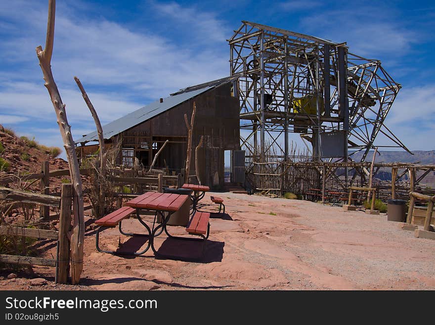 Abandoned mine at Guano Point