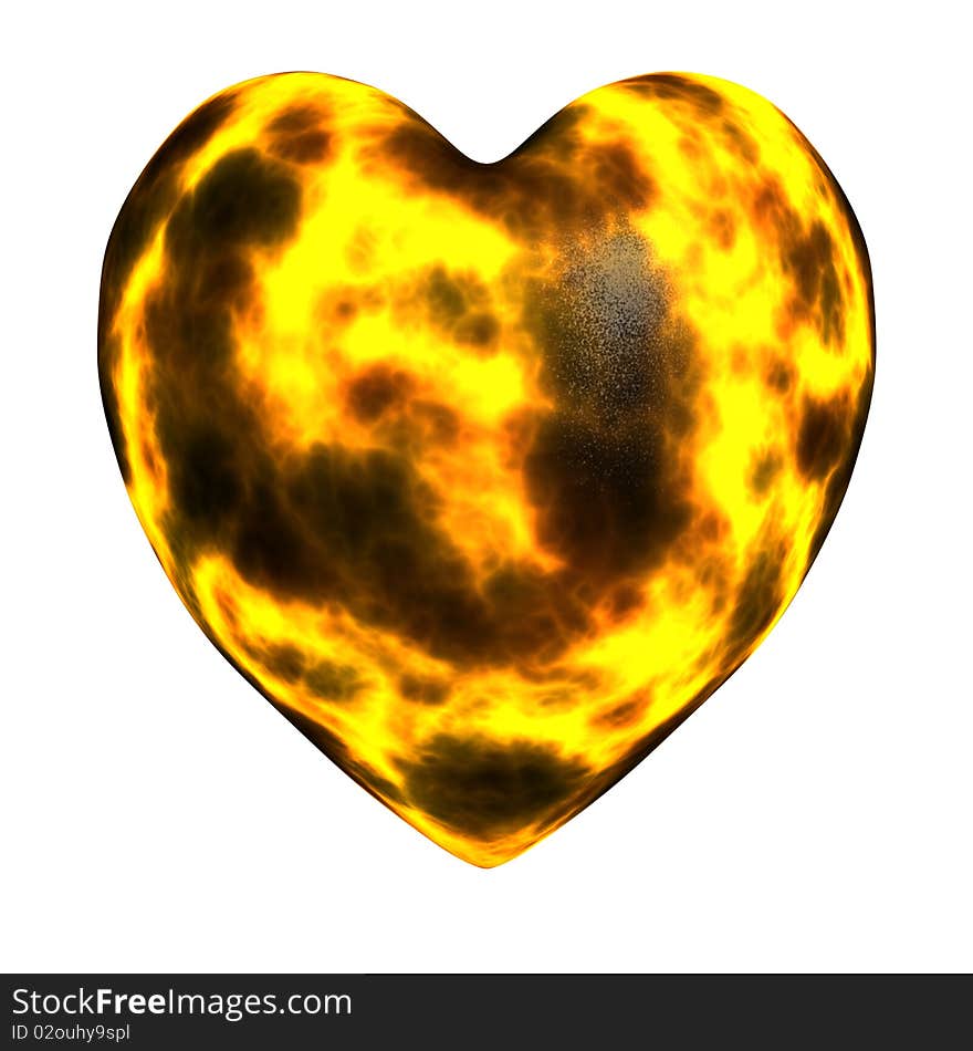 This is to illustrate the hot heart. This is to illustrate the hot heart