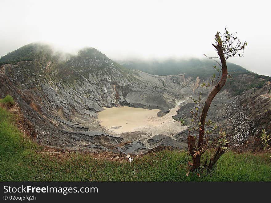 Tangkuban Perahu Volcano