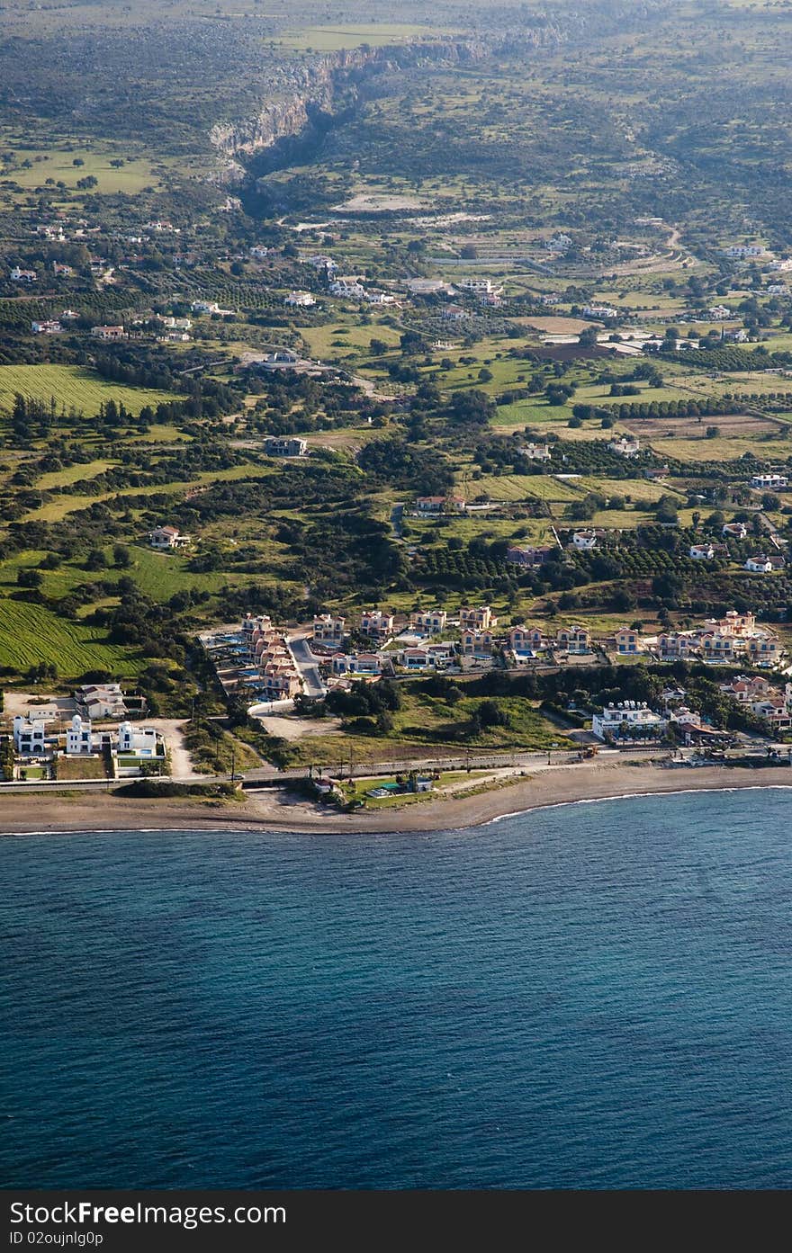 Beautiful sea coast, Mediterranean sea