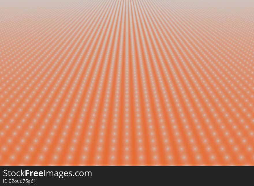 An endless field of 'halo' lights on an orange background. An endless field of 'halo' lights on an orange background.