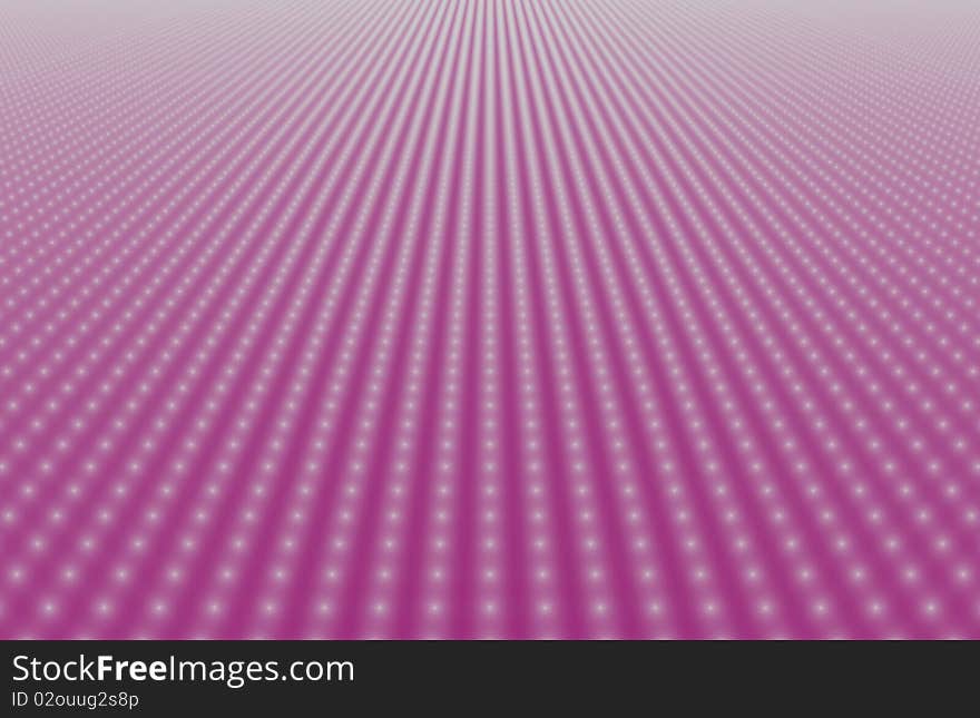 An endless field of 'halo' lights on a hot pink background. An endless field of 'halo' lights on a hot pink background.