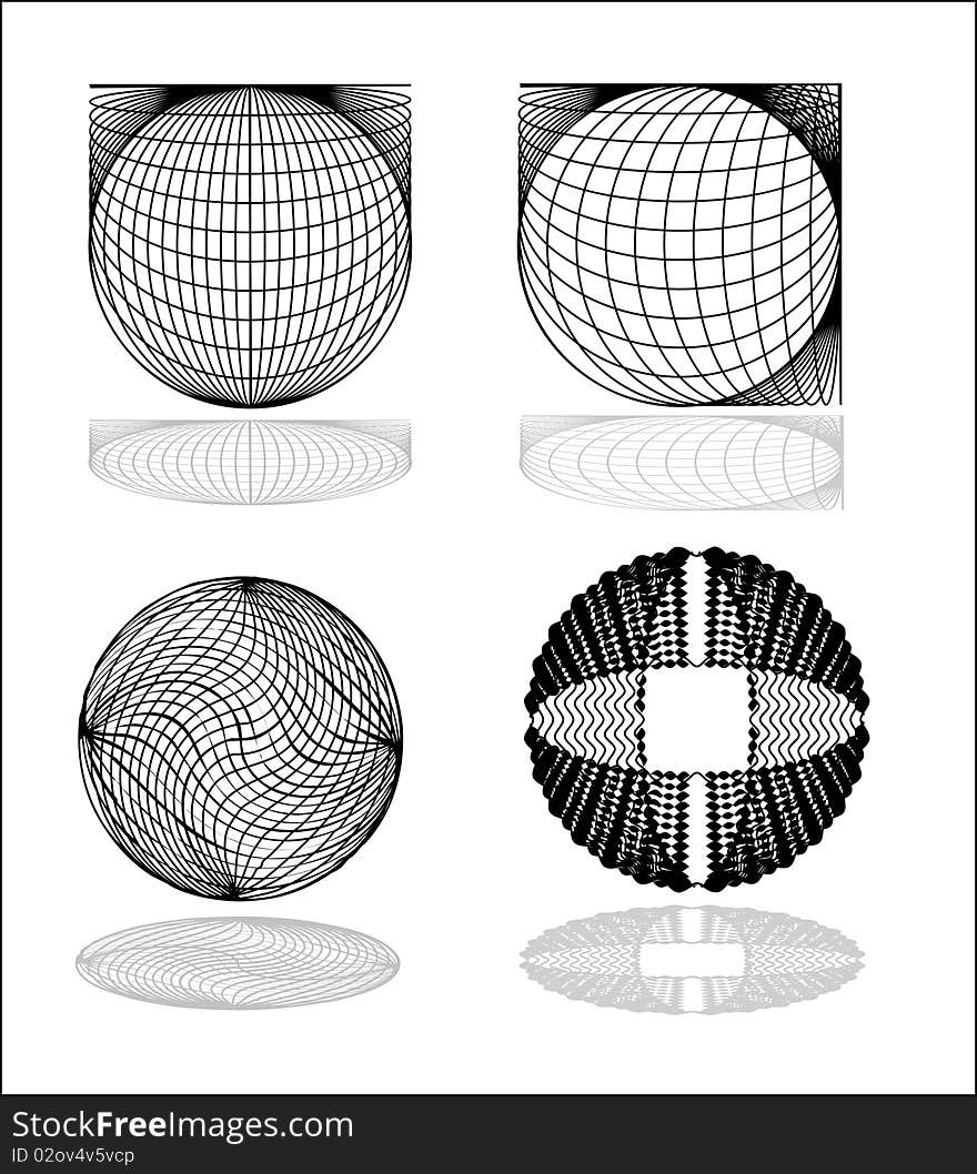 globe elements-spheres