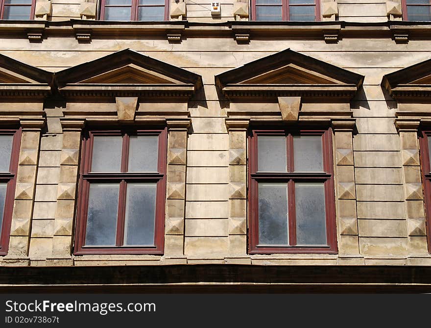 House on the old city in Cracow. Poland