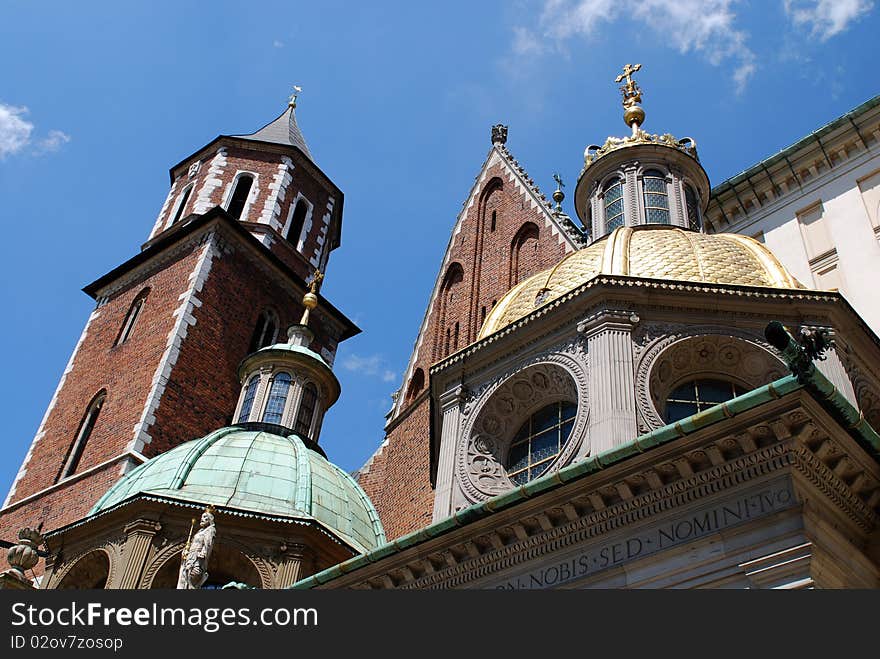 Cathedral at Wawel hill in Cracow