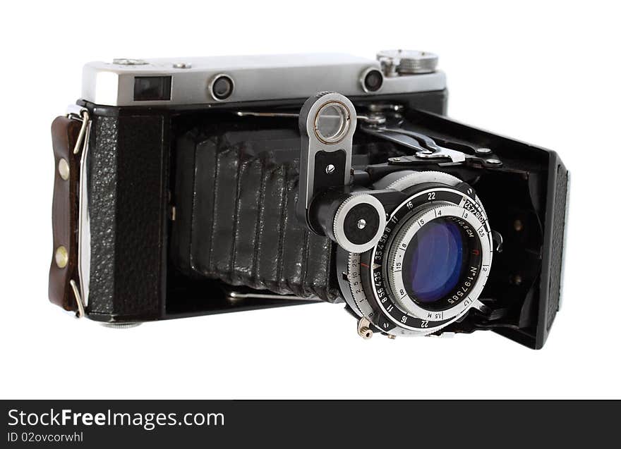 The ancient camera of the middle of the last century