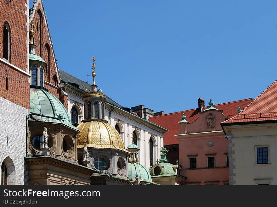 Cathedral at Wawel hill in Cracow. Poland