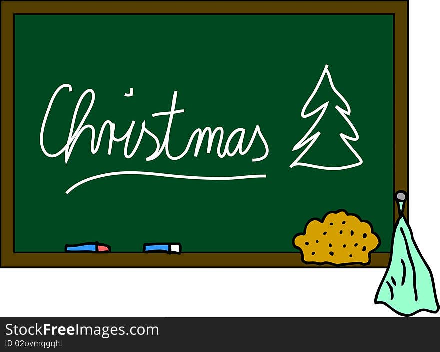 Blackboard Christmas