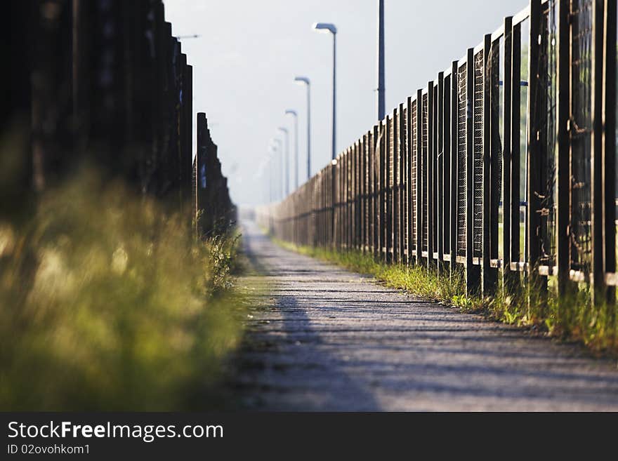 Empty bridge