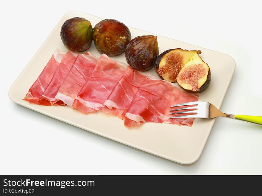 Fresh Fig With Ham