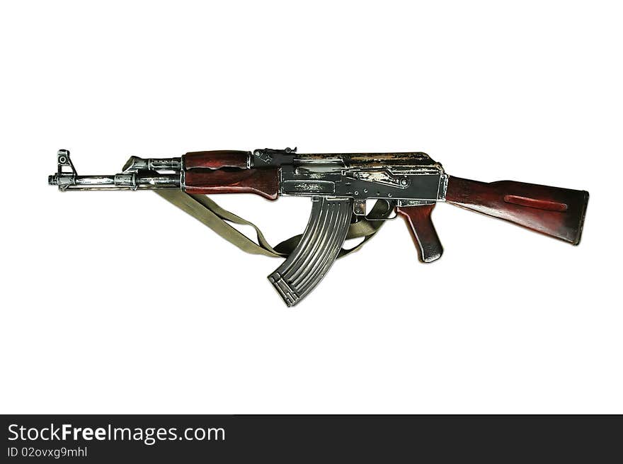 Terrorist weapon ak 47 riflle