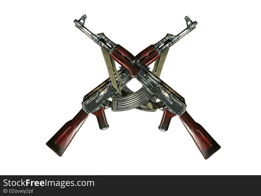 Terrorist weapon ak 47 riflle