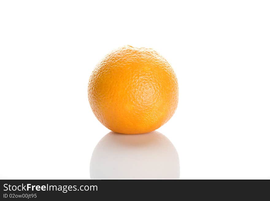 Fresh oranges isolated on white background. Fresh oranges isolated on white background