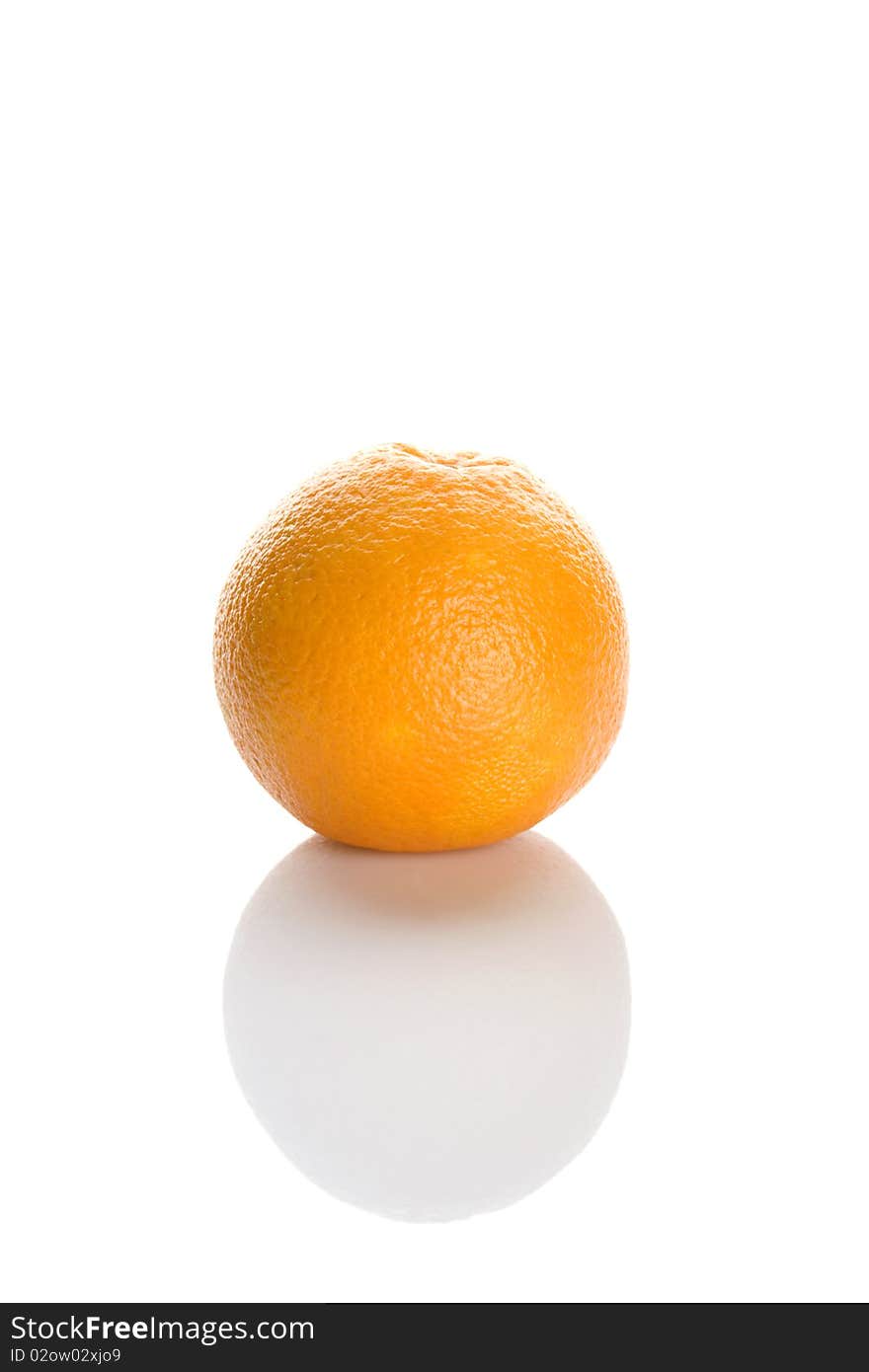 Fresh oranges isolated on white background. Fresh oranges isolated on white background