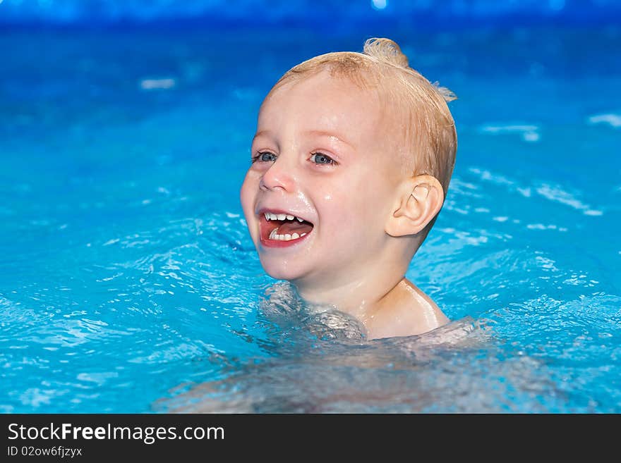 Playing in water on a hot sunny day. Playing in water on a hot sunny day