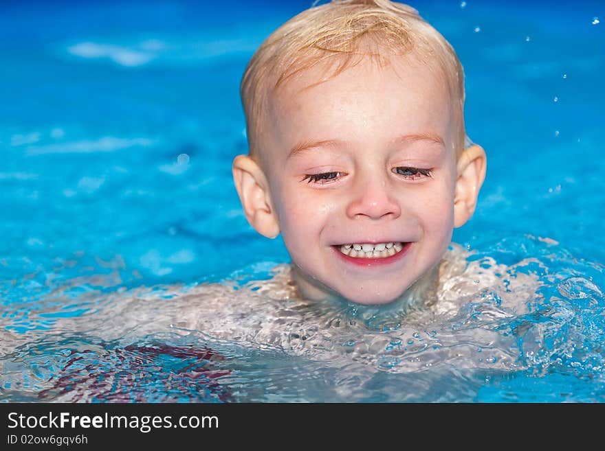 Playing in water on a hot sunny day. Playing in water on a hot sunny day