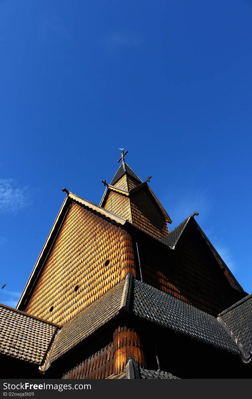 Norway's largest stave church. Norway's largest stave church