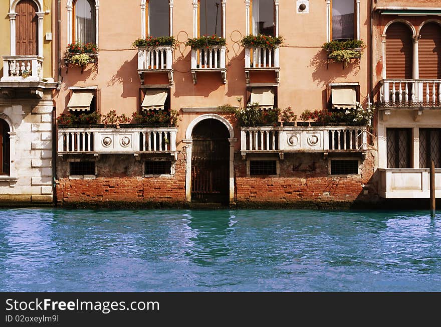 House on water in Venice