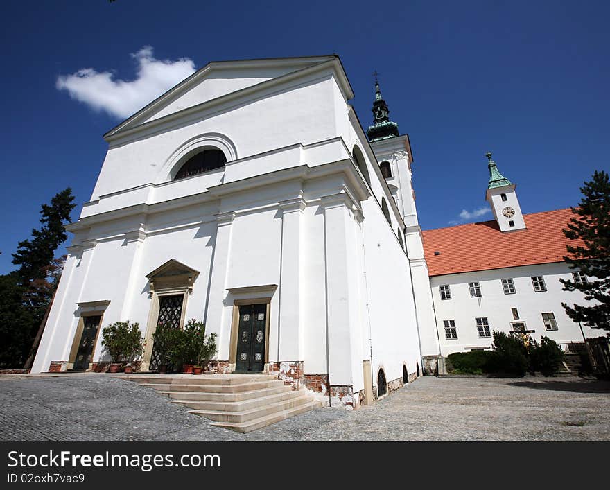 Church in Vranov near Brno