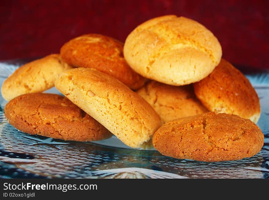 Peanut butter and ginger cookies