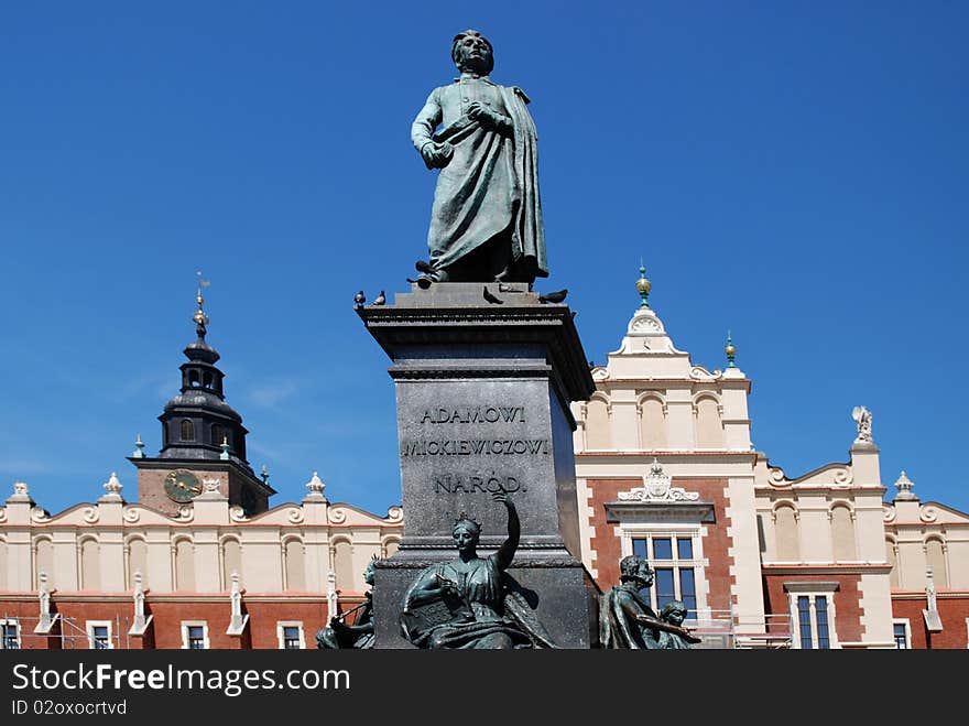 Statue Of The Polish Poet Adam Mickiewicz