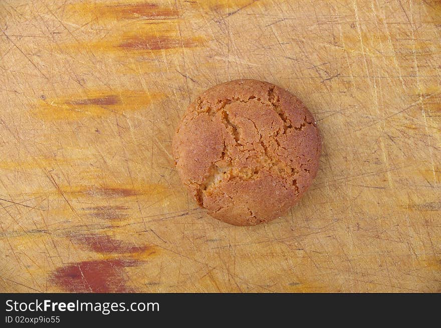 Peanut butter and ginger cookies background