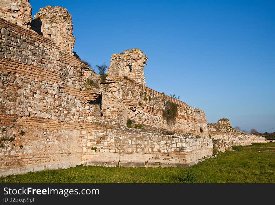 Details of Nicopolis Archeological Site